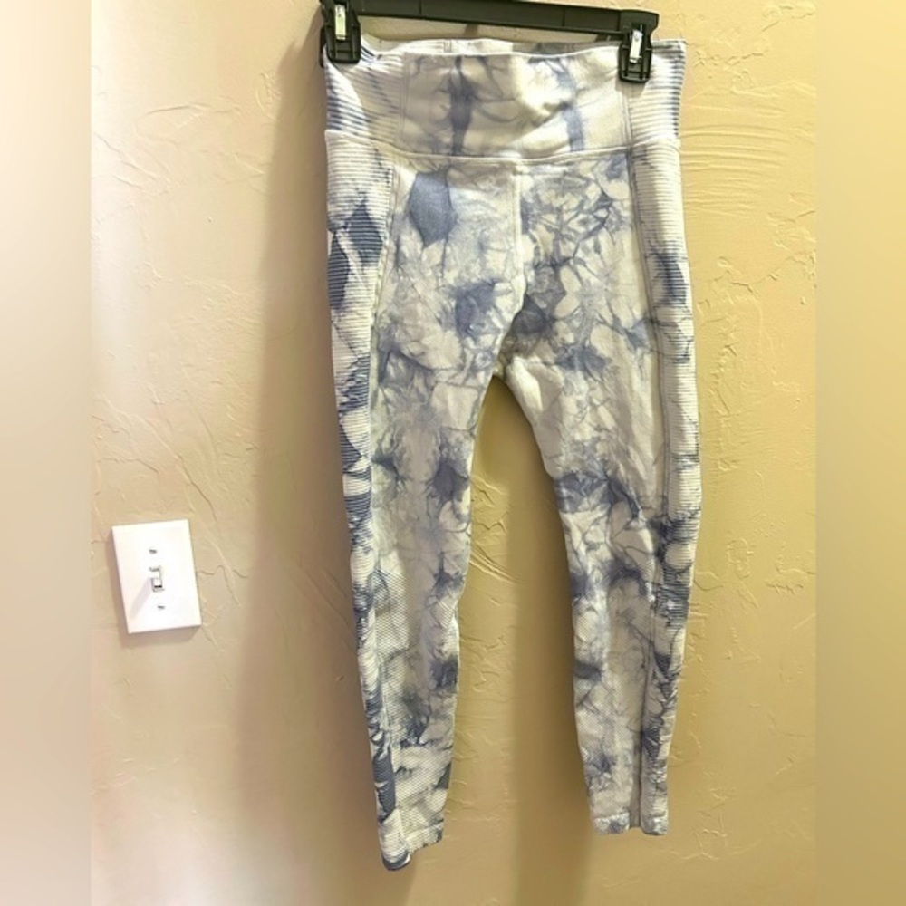 Aerie Blue Tie-Dye Leggings
